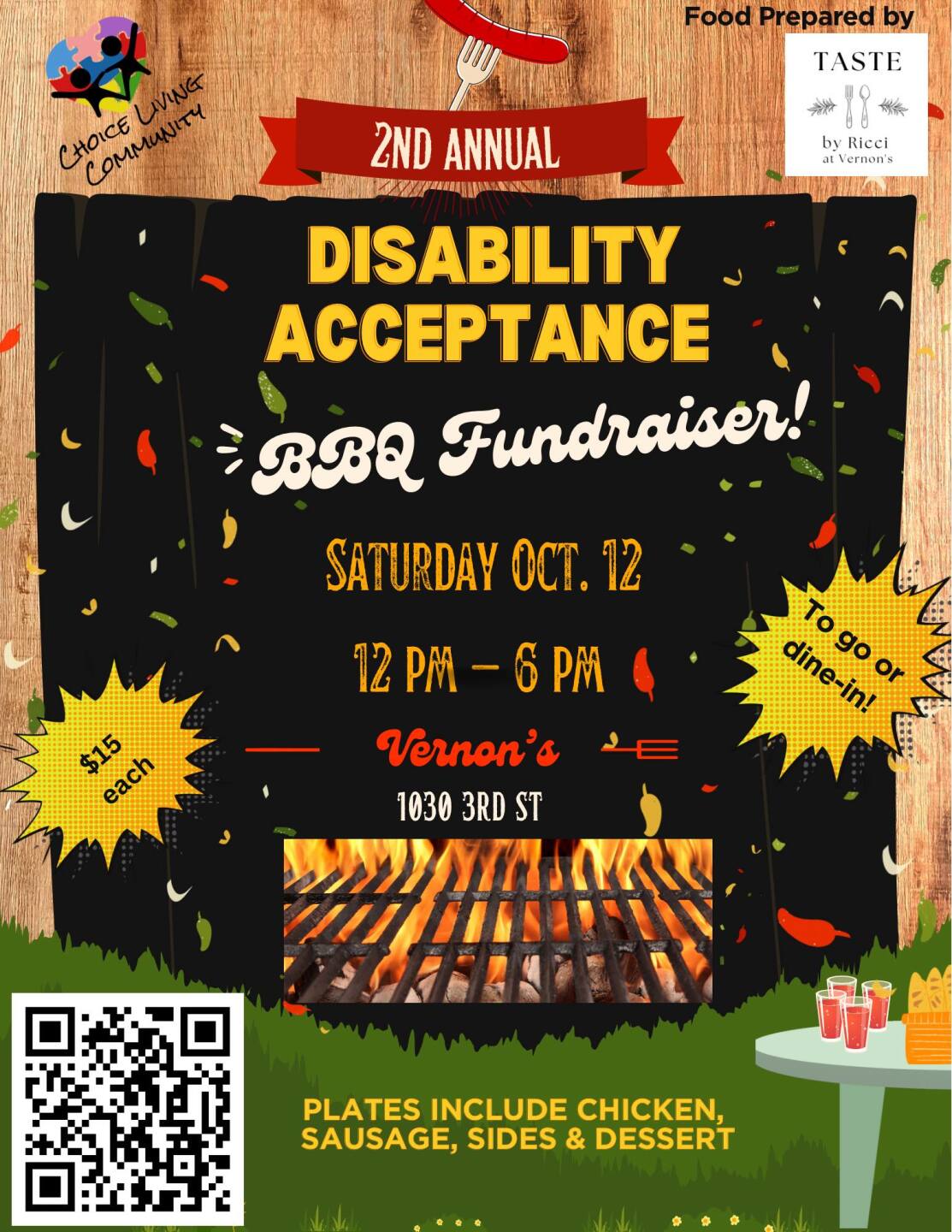 2nd Annual BBQ Fundraiser for Choice Living Community