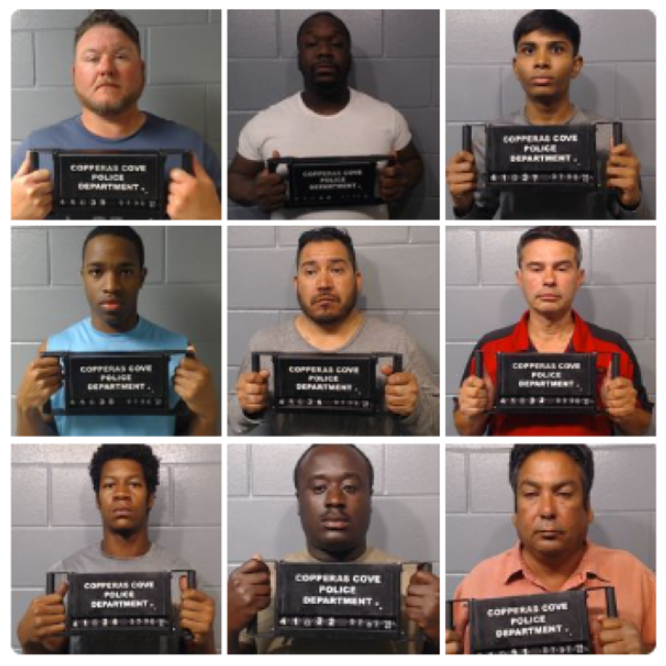 Police 6 Killeen men arrested in Central Texas prostitution sting