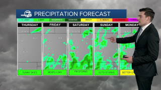 Storm chances will increase over Labor Day Weekend.