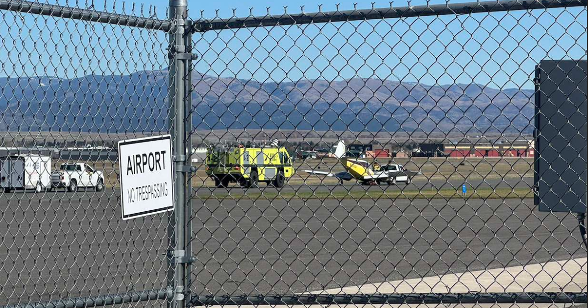 Small private plane crashes on landing at Helena Regional Airport, no injuries