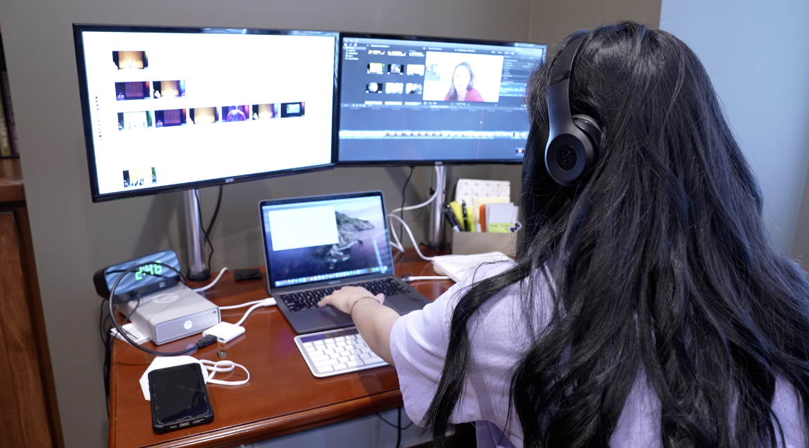 Ashley Garcia editing