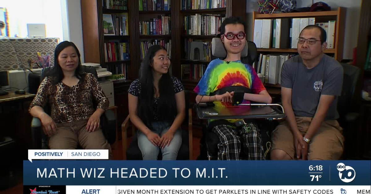 Maszczyk Math No bounds for San Diego math wiz headed to MIT