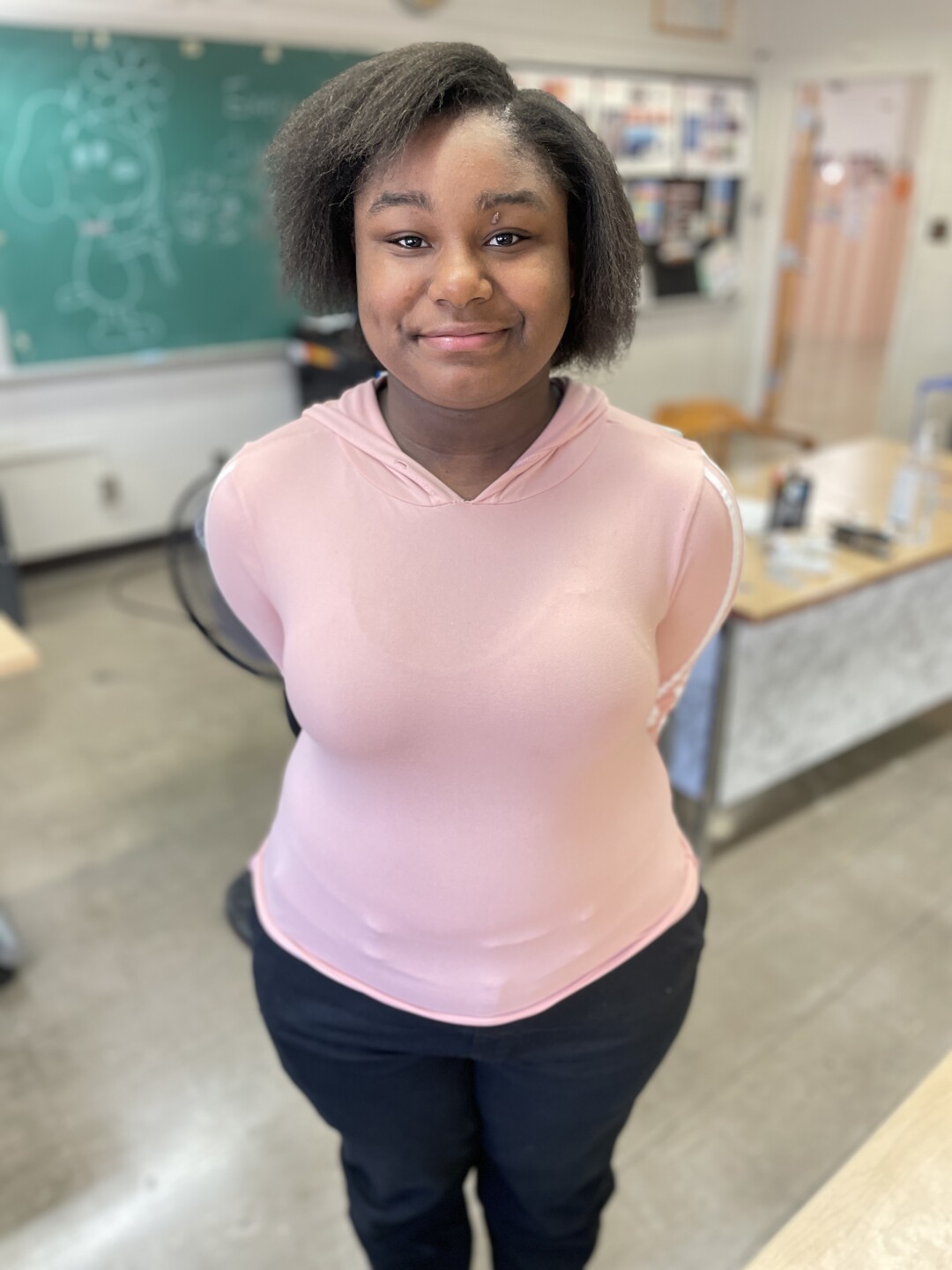 Carmen student, Kamia Moore