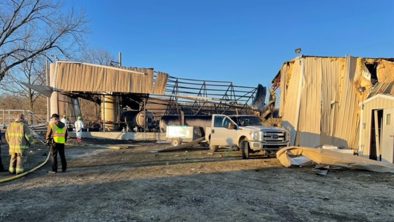 Calvin Township explosion