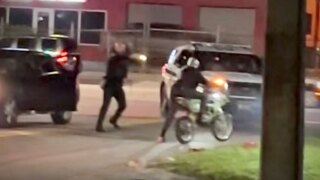 PBSO aims Taser at man on motorbike 