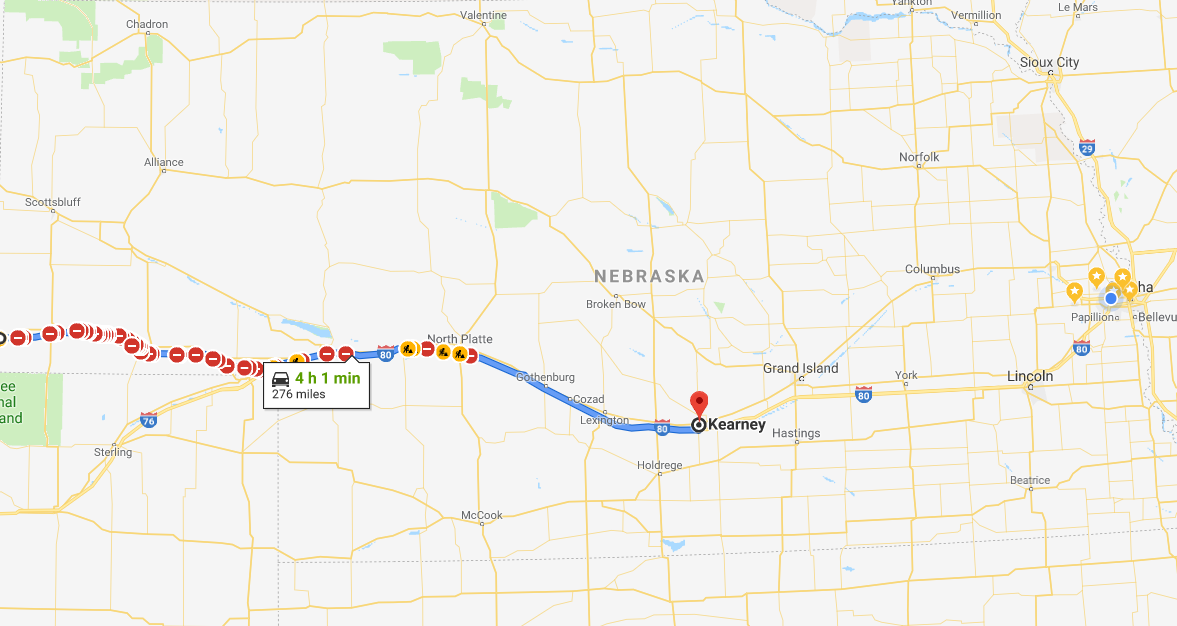 I-80 to Wyoming Line