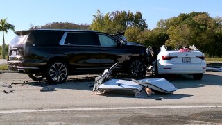 Bridge Road multi-vehicle crash 