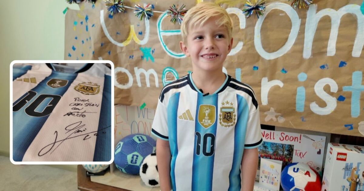 Six-year-old Kansas City boy burned in fire pit accident gets surprise gift from Lionel Messi