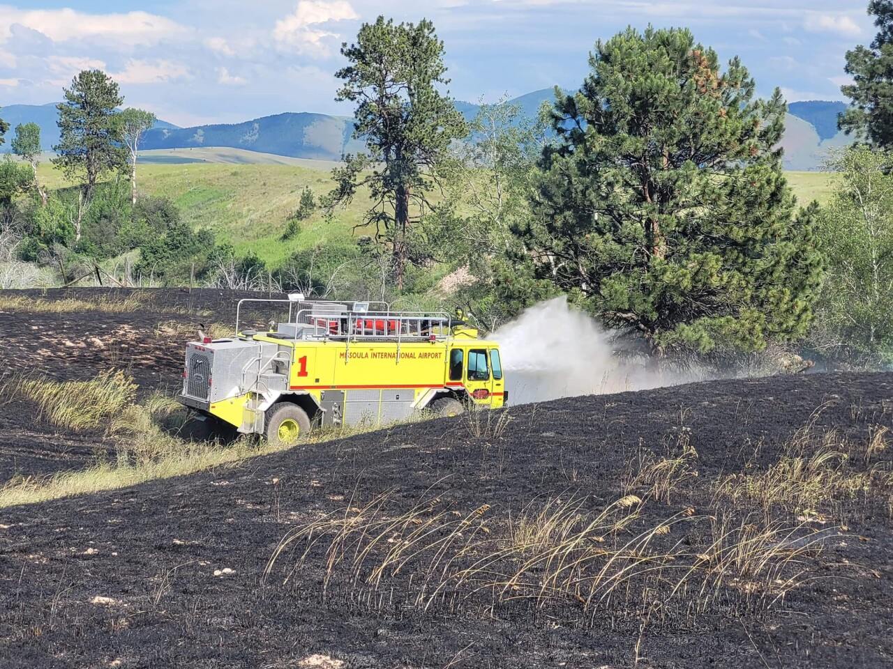 MSO Airport Wildfire