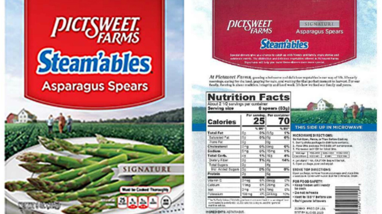 Frozen vegetable recalled due to listeria concern