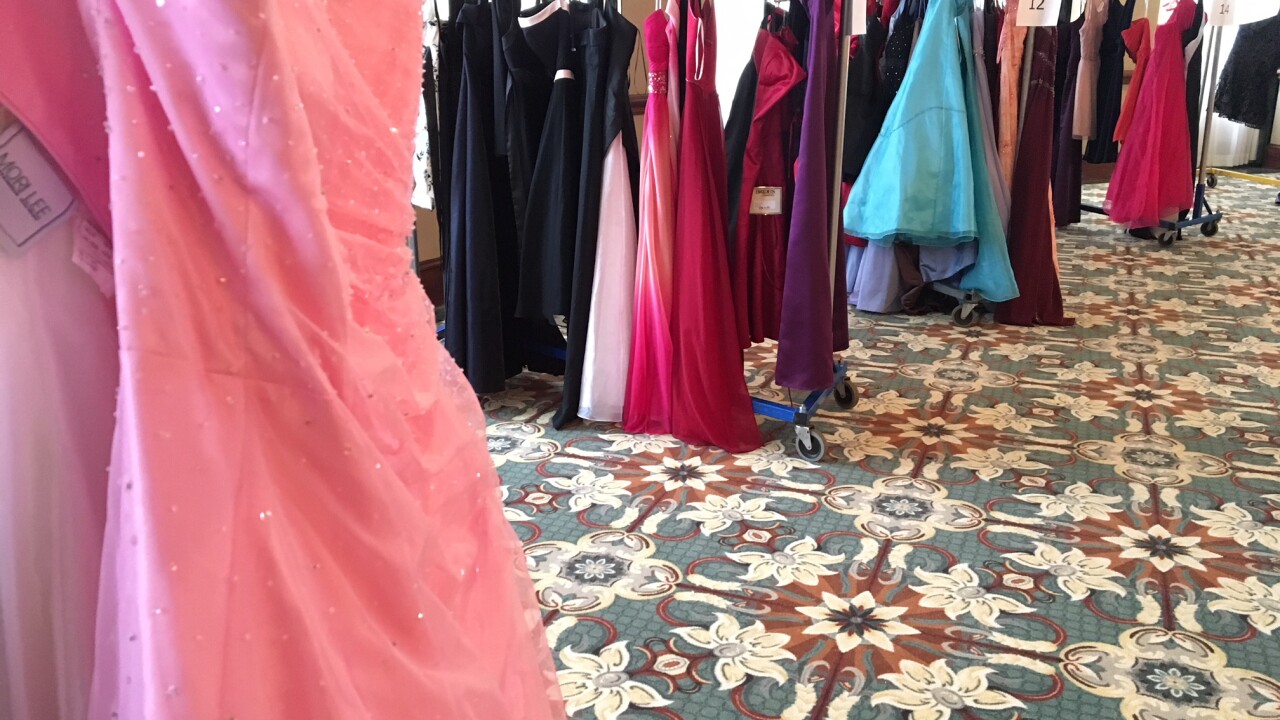 Prom dresses collected, given away by Central Indiana non-profit