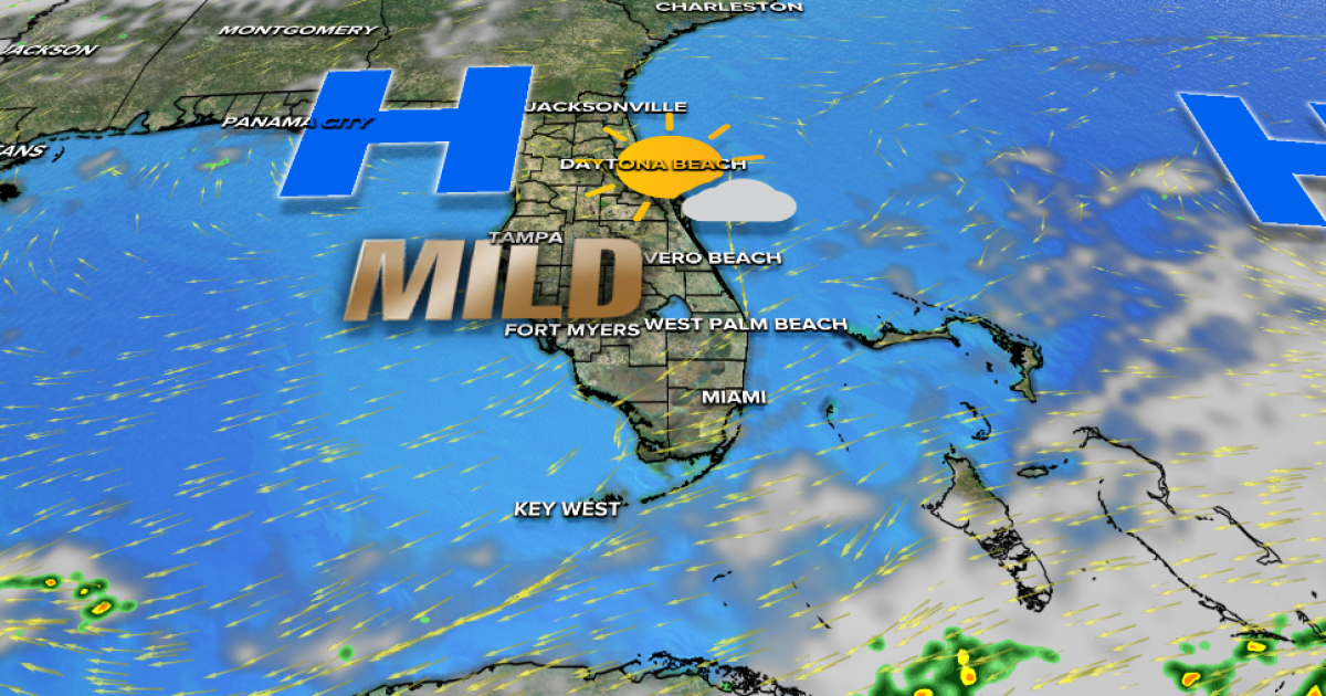 FORECAST: Seasonably mild and sunny start to the workweek