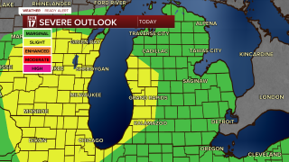 STORM THREAT WEDNESDAY EVENING