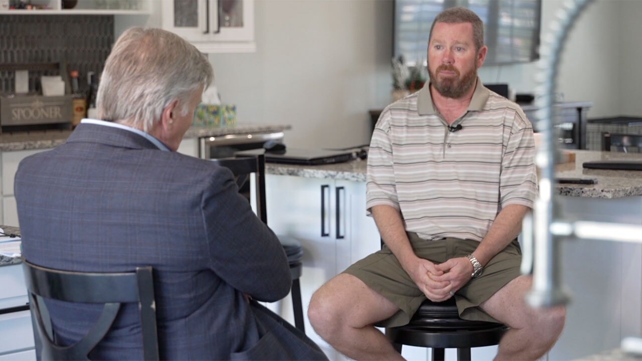 Hub Spooner talks to WPTV reporter Matt Sczesny.