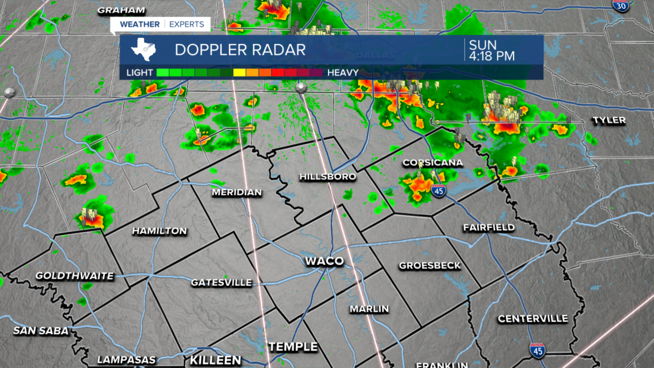 Doppler Radar showing storms on May 24