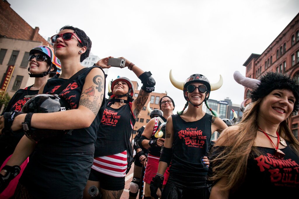 Grand Raggidy Roller Derby - Running of the Bulls