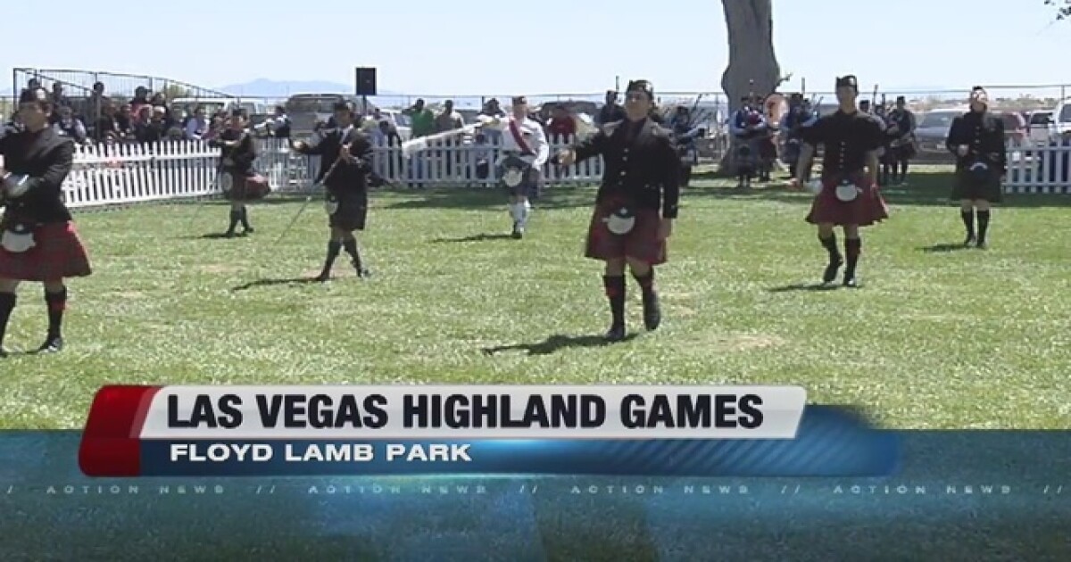 Las Vegas Highland Games held at Floyd Lamb Park