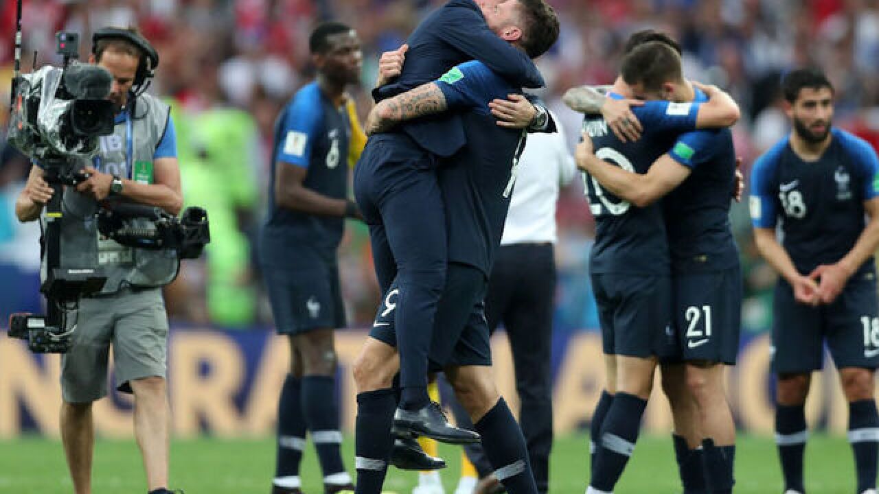 World Cup final: France crowned world champion after 4-2 win over Croatia