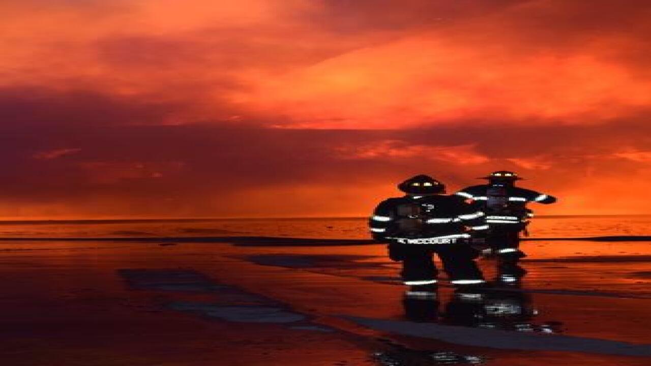 PHOTOS: Firefighters battle blaze on south side