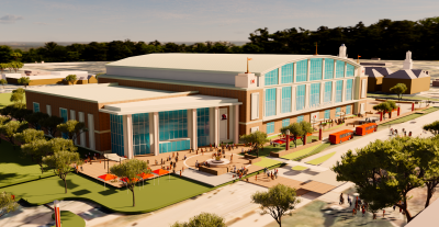 Rendering of a new Miami University sports facility