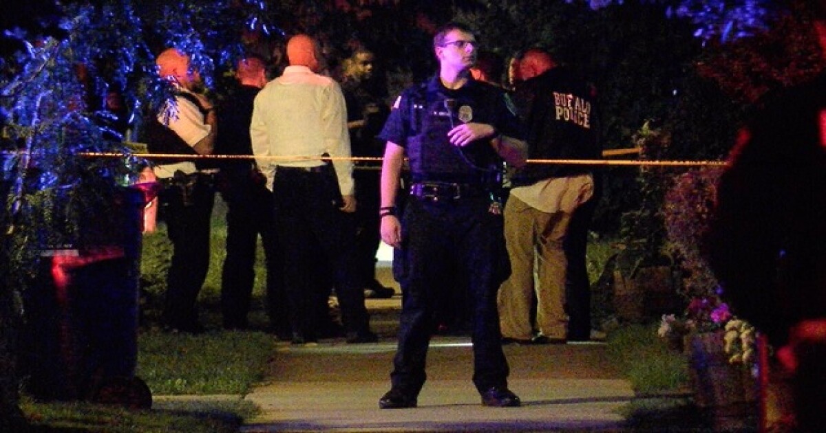 Shooting scene established on Humboldt Parkway