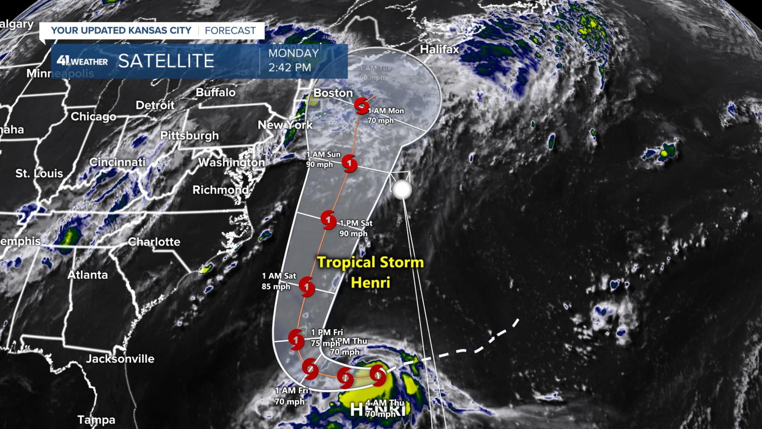 Weather Blog - Hurricane Henri Will Form Today Off The East Coast