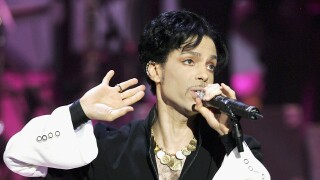 Musician Prince performs onstage at the 36th Annual NAACP Image Awards at the Dorothy Chandler Pavilion on March 19, 2005.