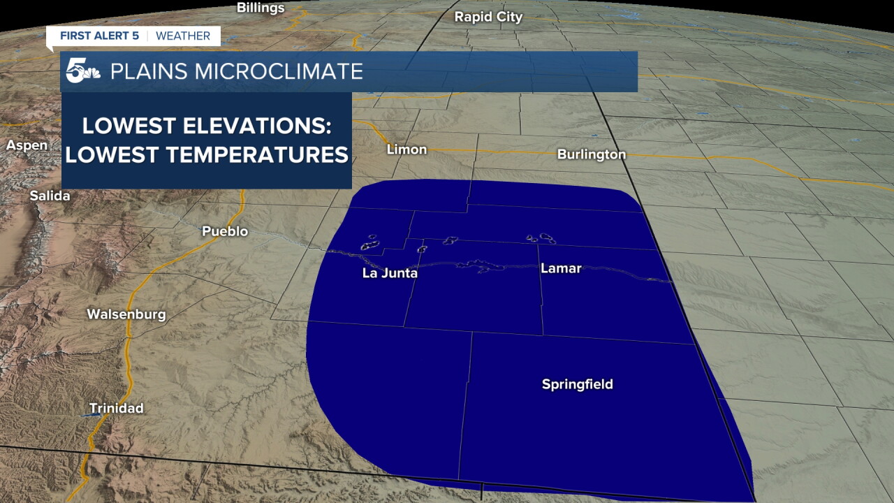 Cold Microclimate How Colorado's Microclimates affect temperatures