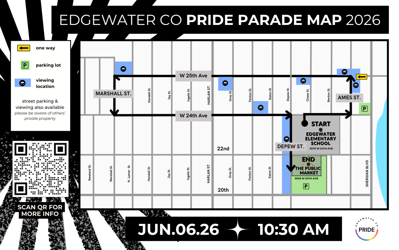 2026 Edgewater Pride Parade route map.png