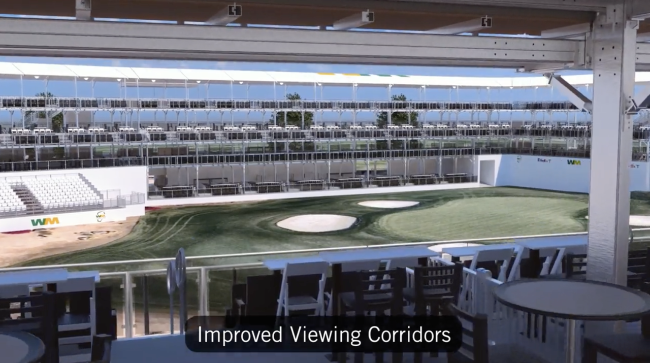 Rendering of the improved viewing corridor.