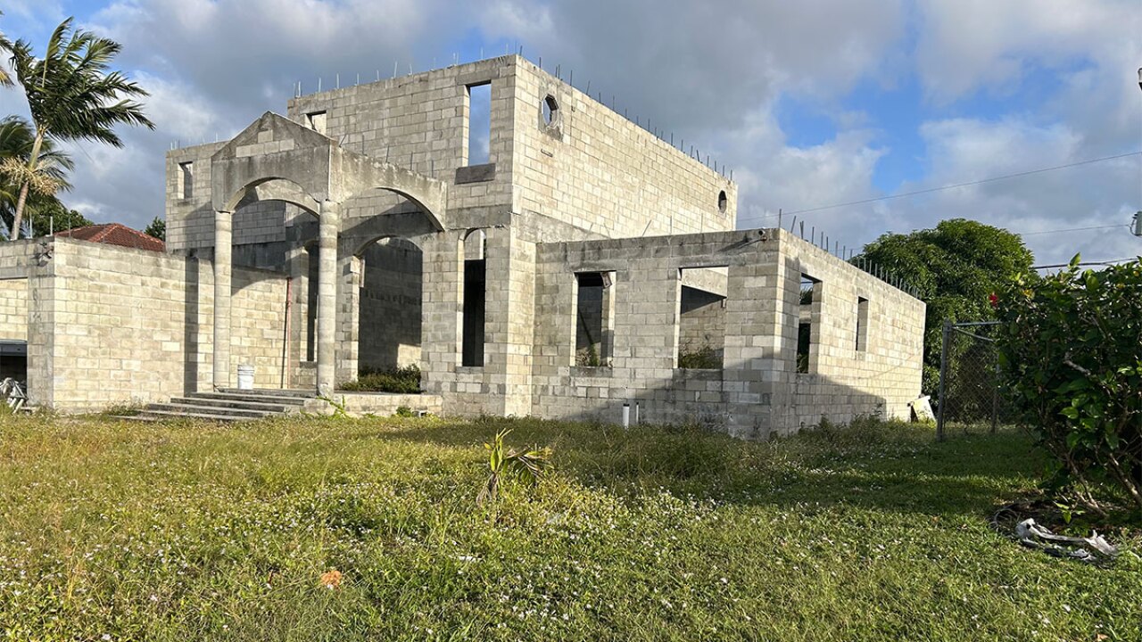 Unfinished construction site WPB 