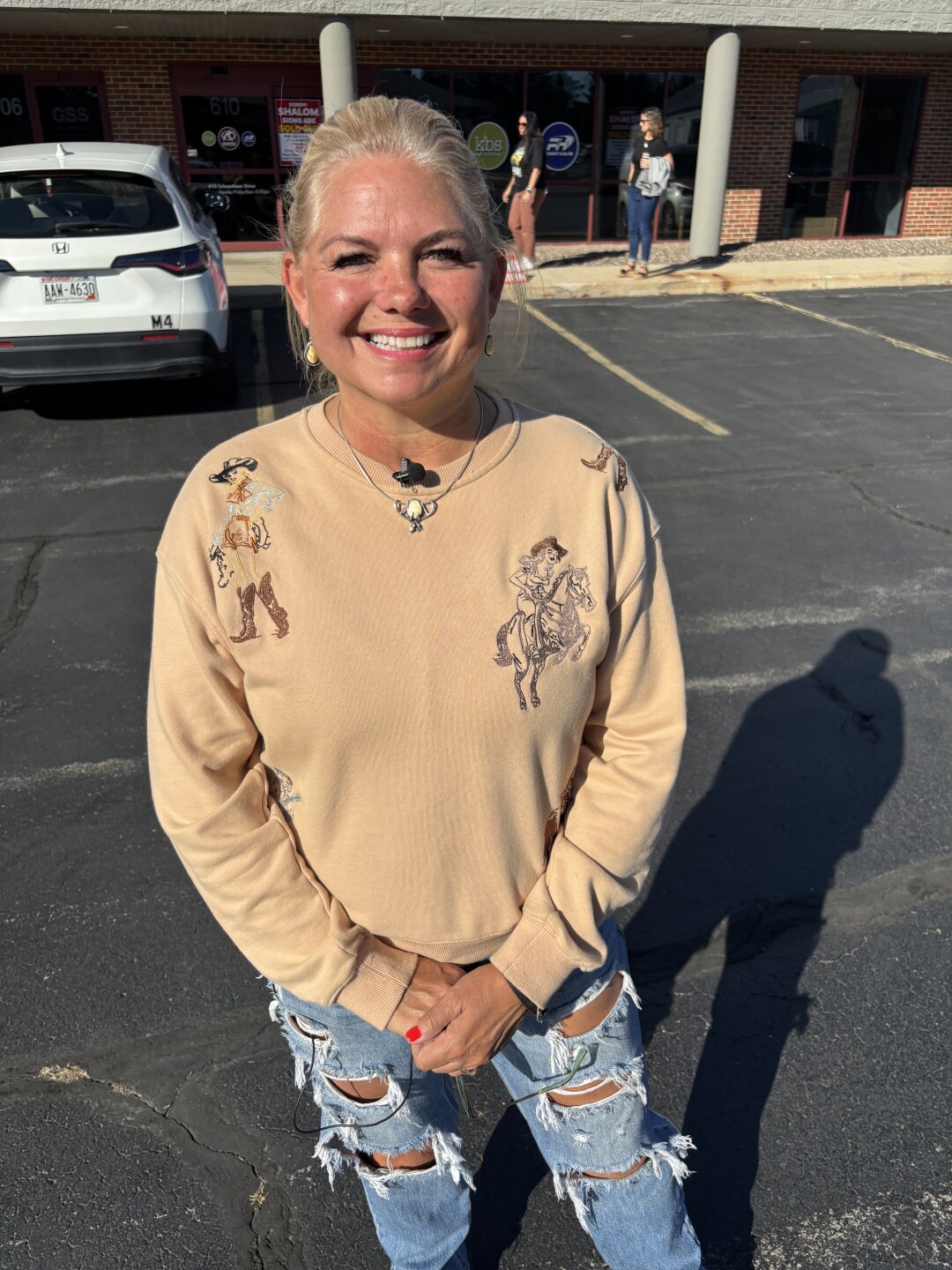 Sheila Kruepke is co-owner of Kruepke Printing in West Bend