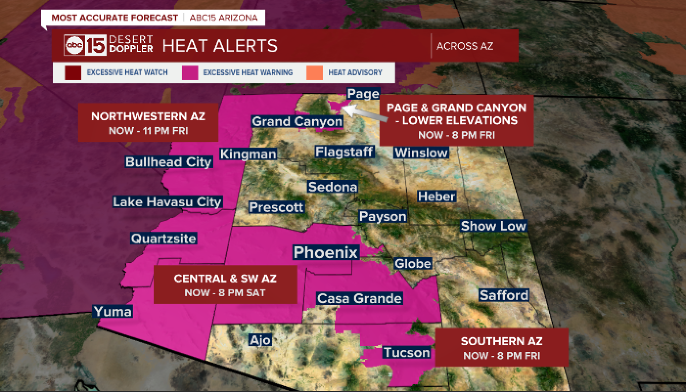 WHAT TO EXPECT: Dangerous heat wave continues across Arizona
