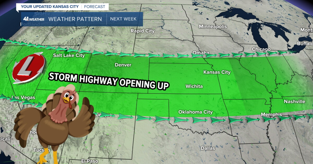 KSHB 41 Weather Blog | Winter storm eyeing Kansas City Thanksgiving week