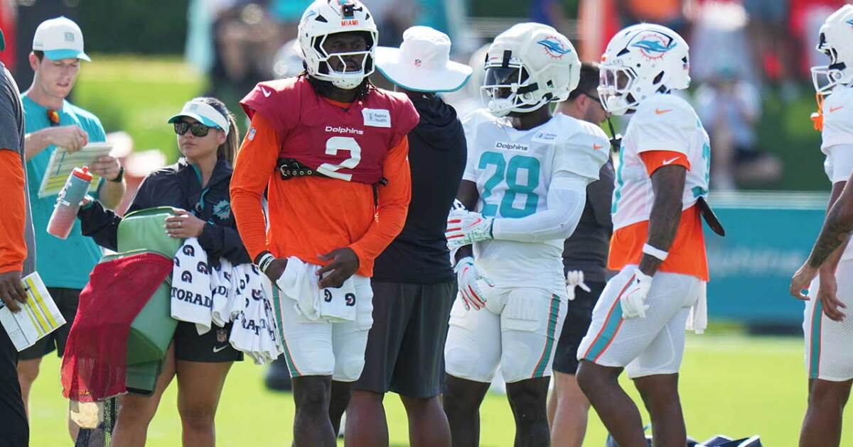 Dolphins, Giants clash in joint practice ahead of Miami's preseason home opener at Hard Rock Stadium