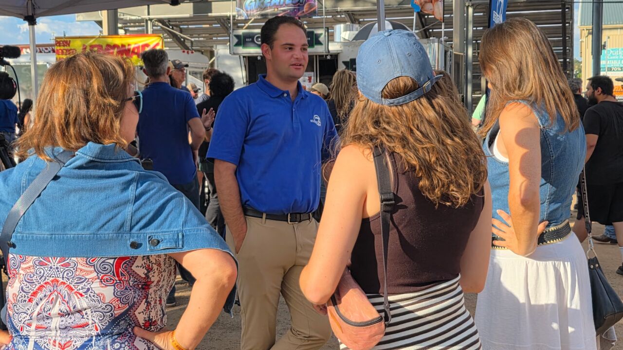 Tyler Melito listening to DougCo Residents