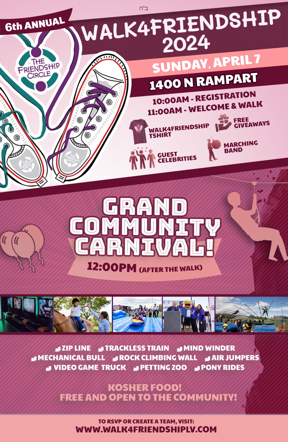 Walk4Friendship 2024 Flyer