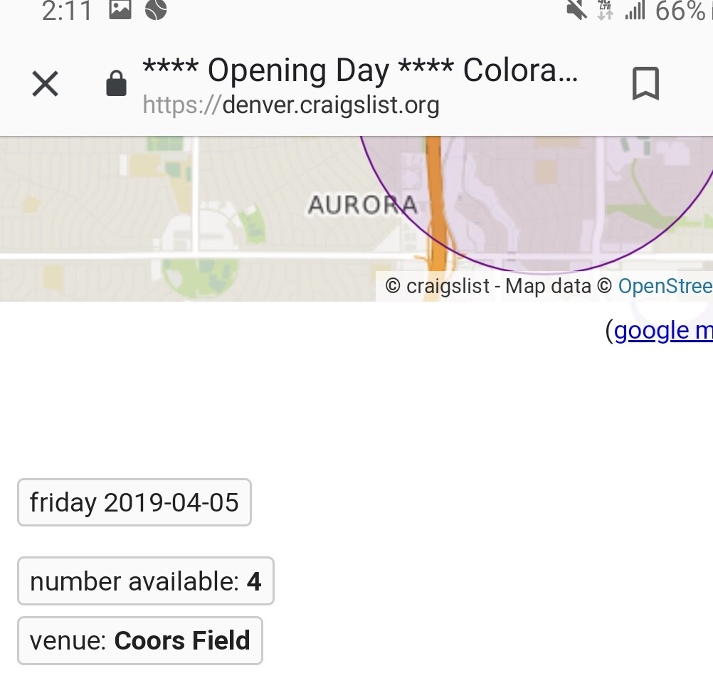 Craigslist Ad