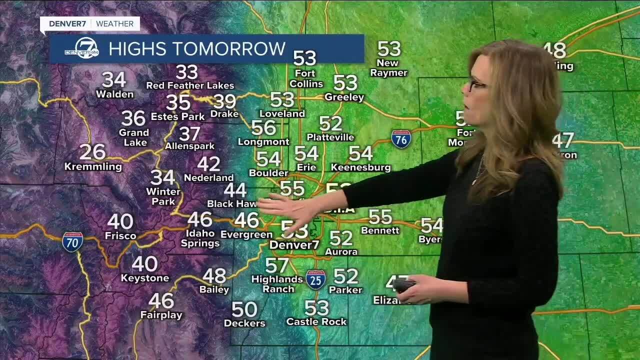Highs on Saturday