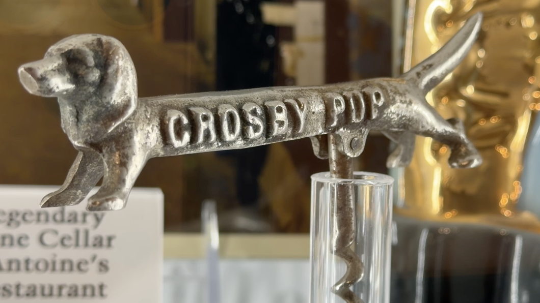 A rare corkscrew from Bing Crosby. He made 60 of them in 1965. Scott has two of them.