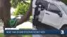 Video shows car being stolen in Norfolk while children play outside