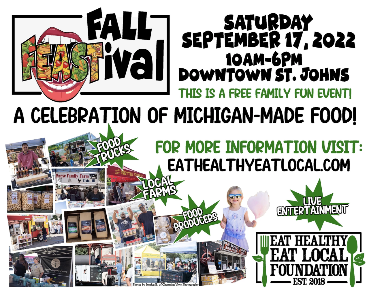 St. Johns fall FEASTival 2022 flyer