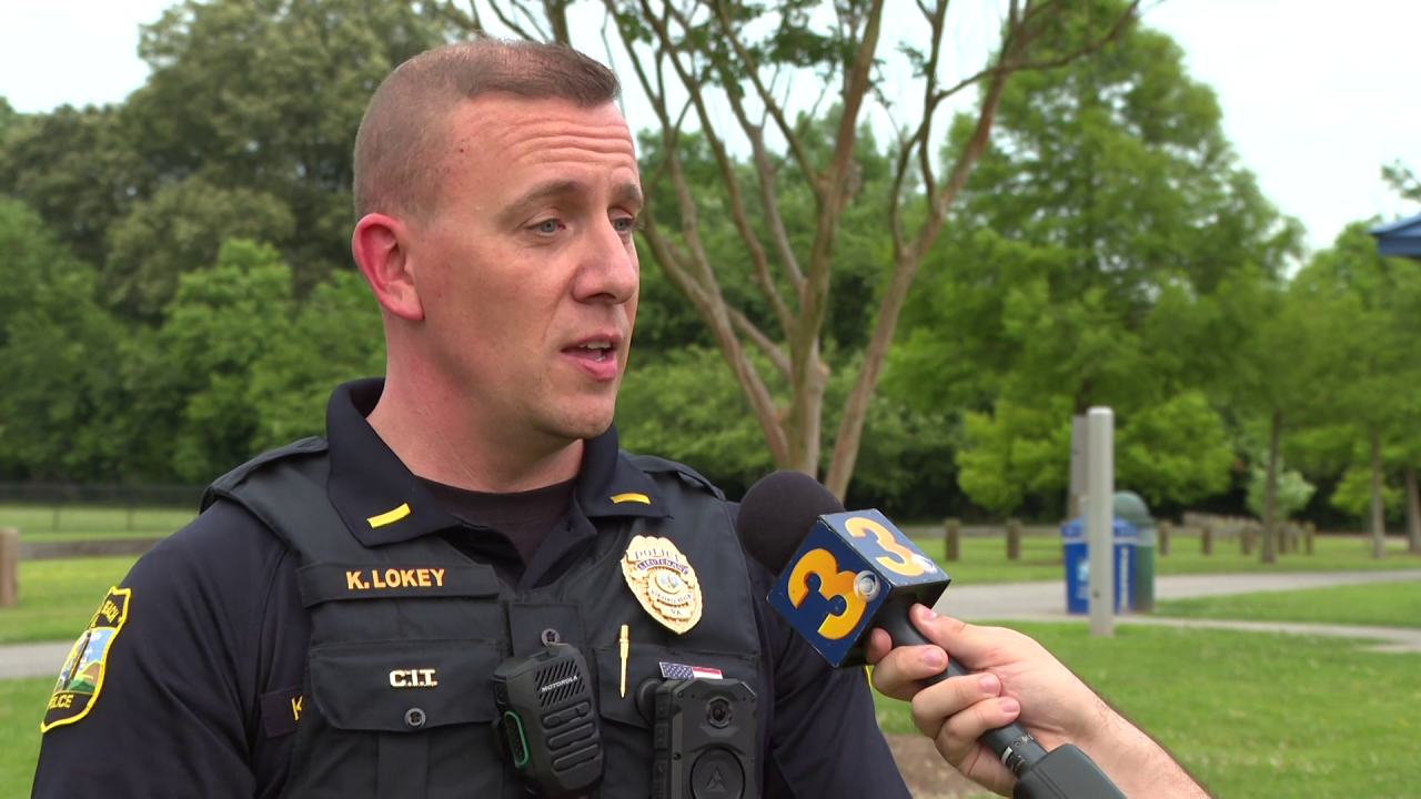 Virginia Beach Police Department Lieutenant Kevin Lokey, with the Youth Services Unit