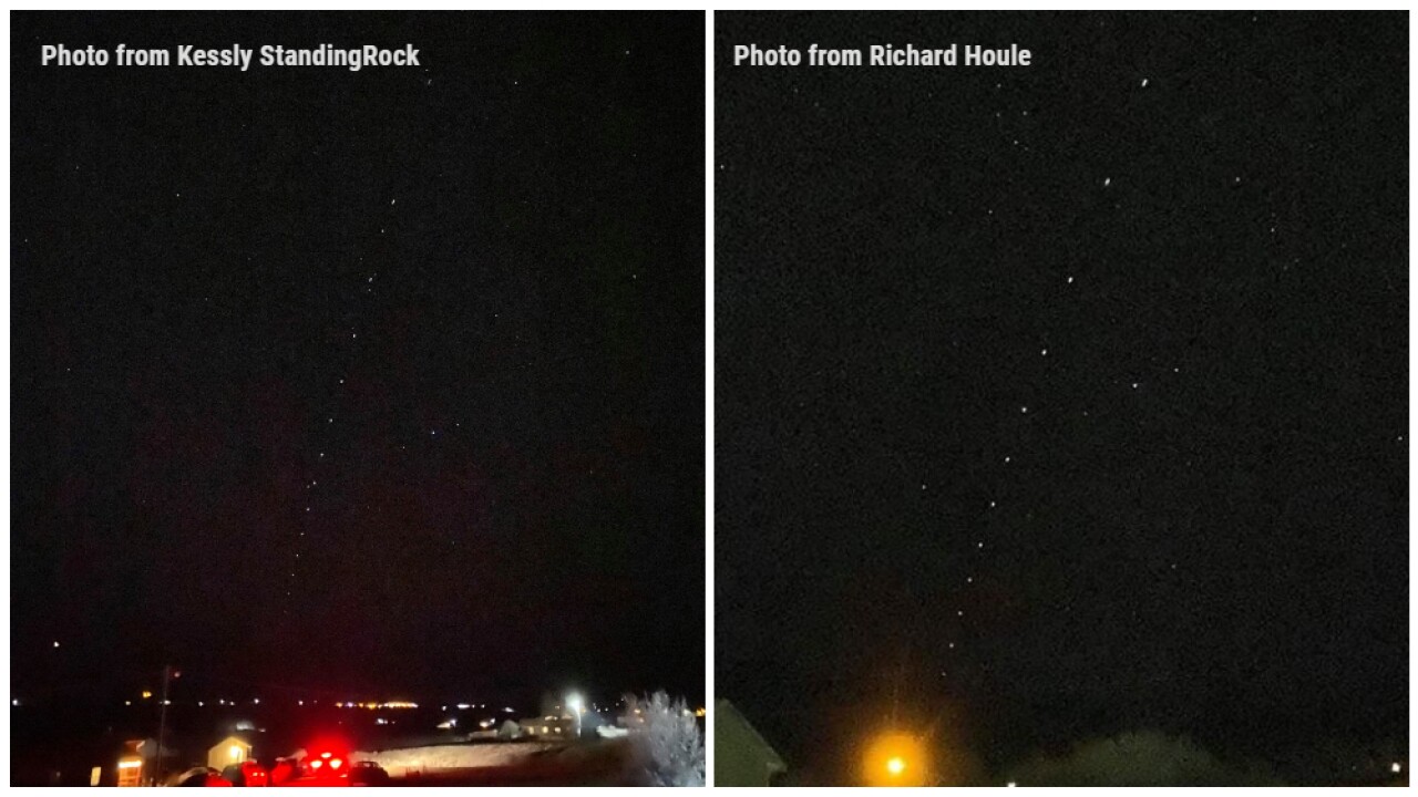 Strange Lights Seen In The Sky In Northern Montana Are