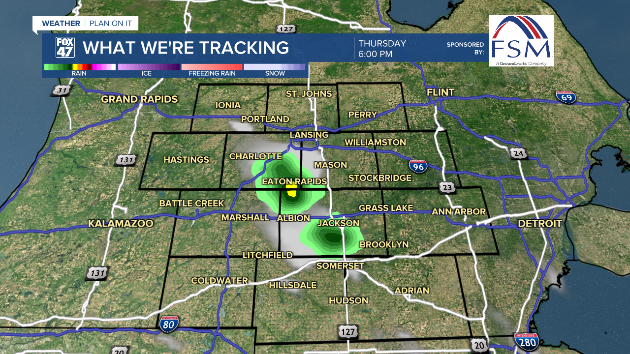 Isolated t-storm chances continue today through Saturday