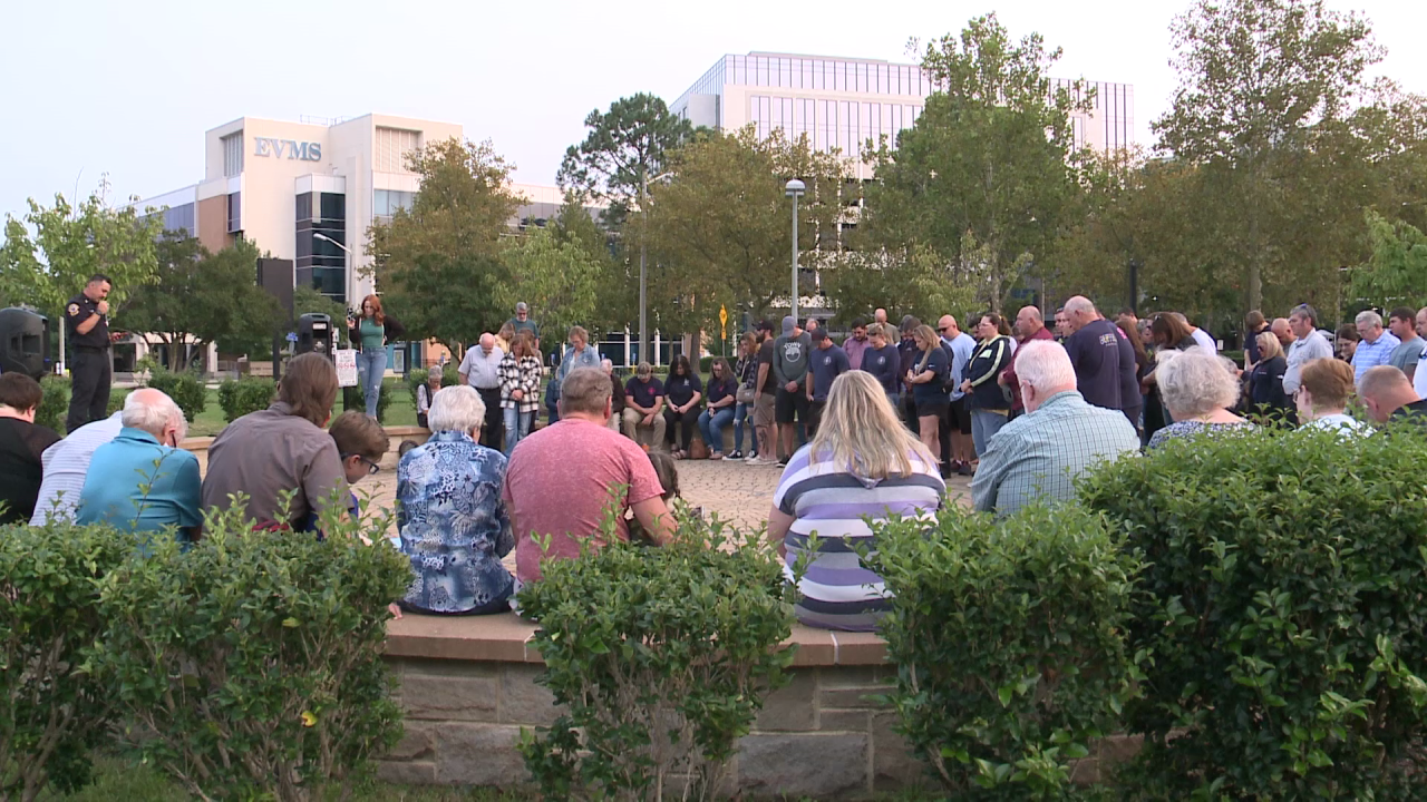 Prayer vigil for Suffolk Firefighter Hunter Stephens