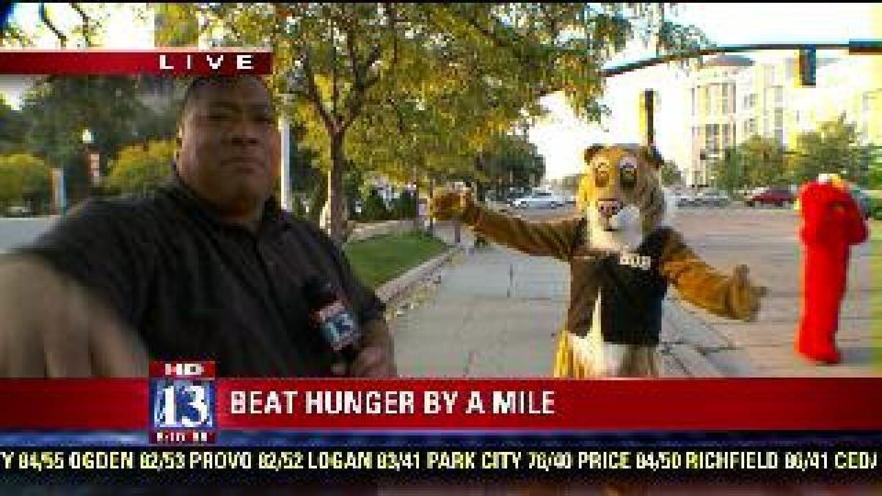 Big Budah tries to out run hug