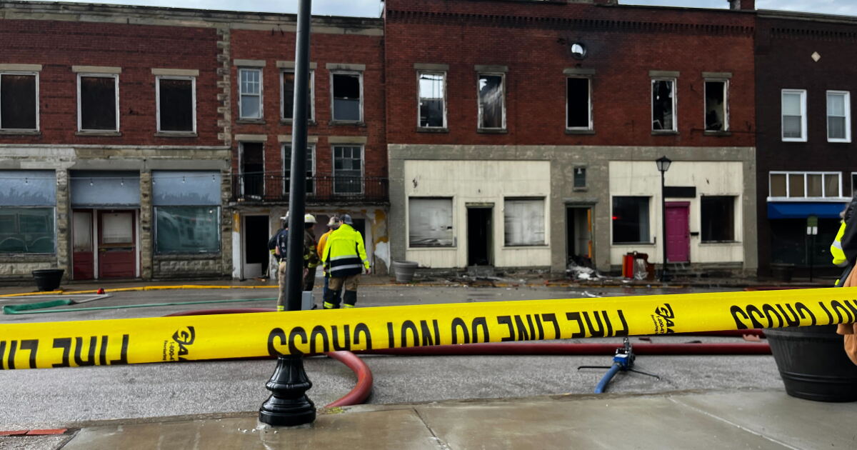 Crews battle structure fire in historic area of downtown Mt. Vernon - Vimarsana News