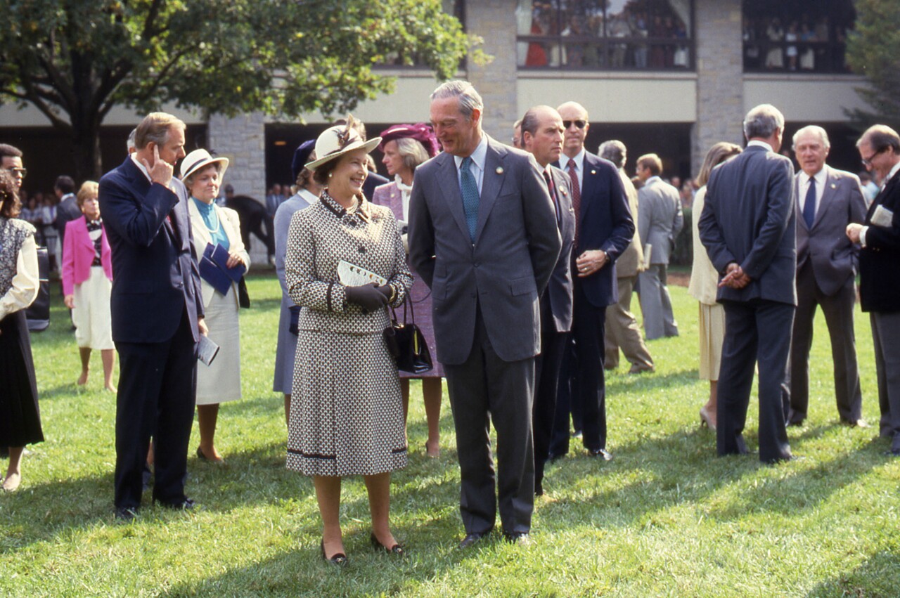 Trophy Presentation by Queen Elizabeth