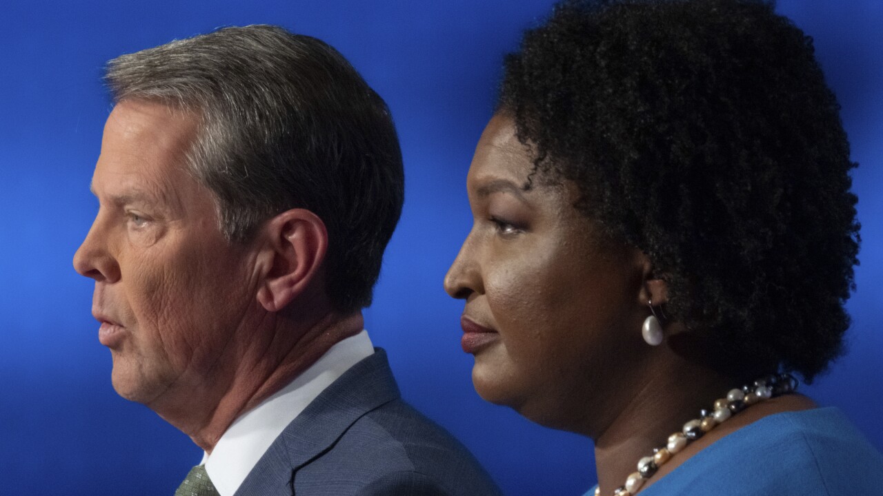 Kemp, Abrams argue abortion, voting in Ga. governor debate